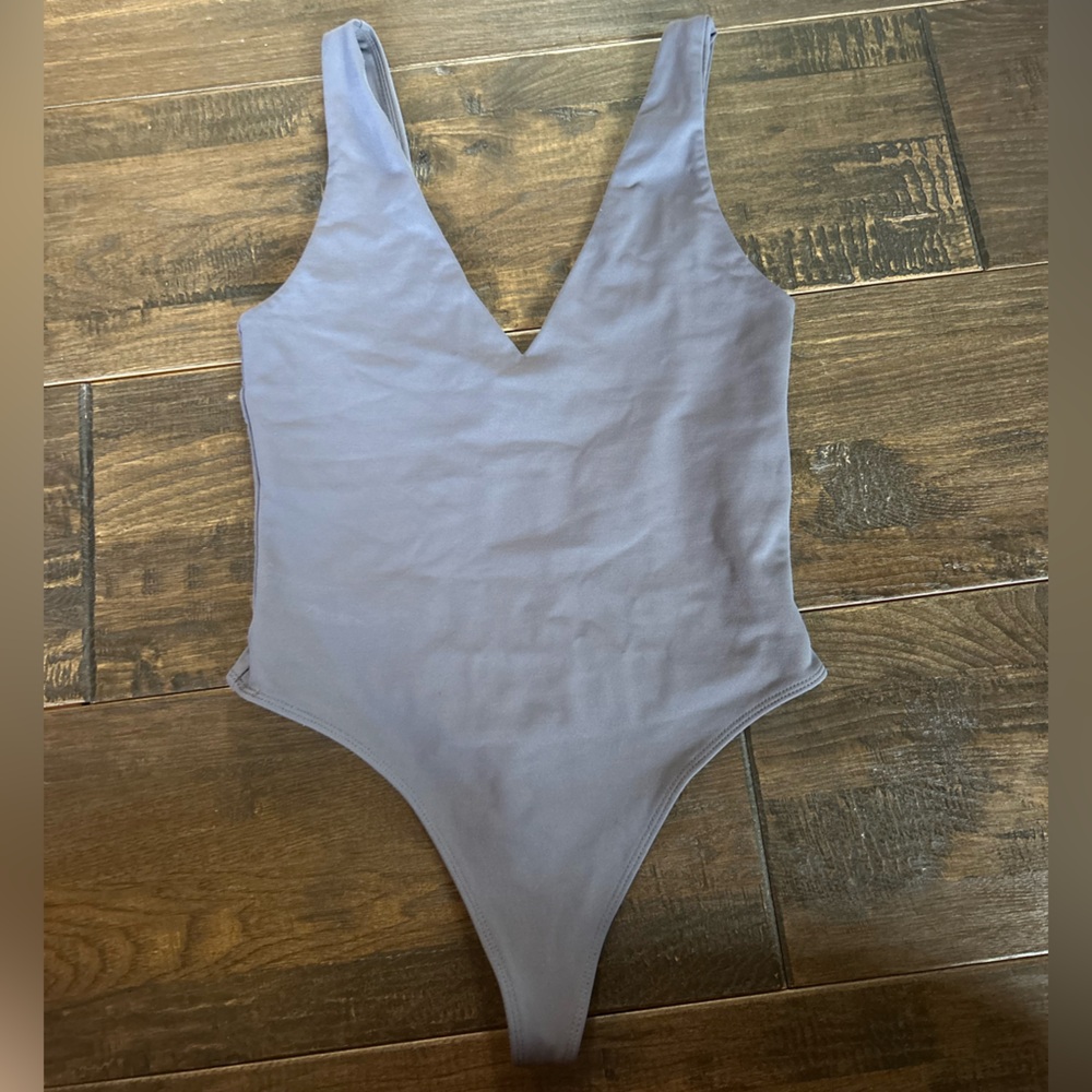 Aritzia Gray Bodysuit